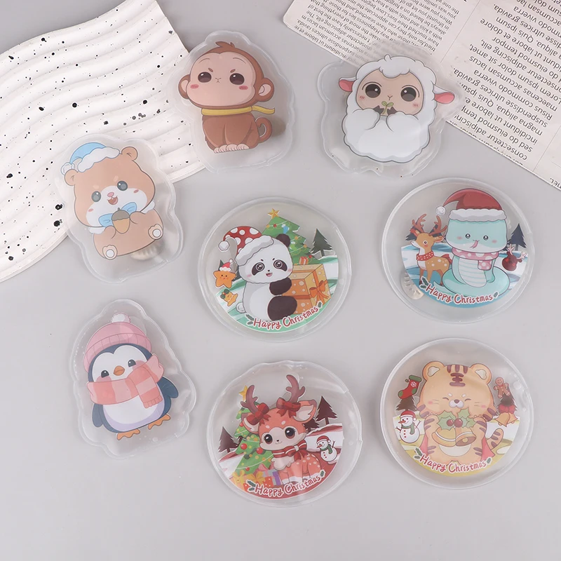 Mini Winter Hand Warmer Instant Heating Pack Reusable Cute Cartoon Self-Heating