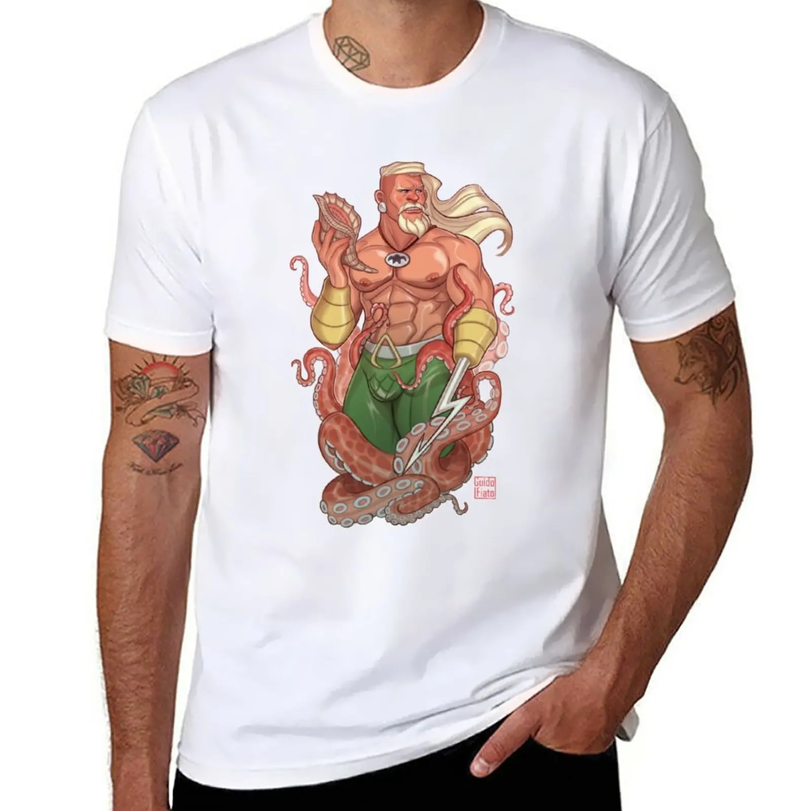 

New Ocean King T-Shirt man clothes custom t shirt mens graphic t-shirts hip hop