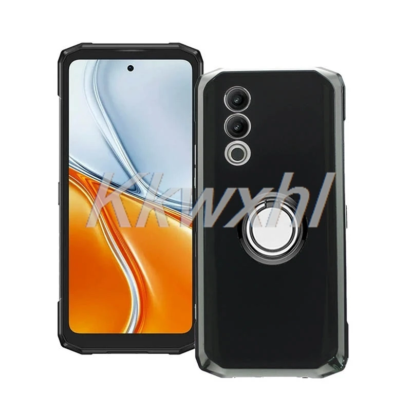 Shockproof Soft Back Ring Holder Phone Case Cover