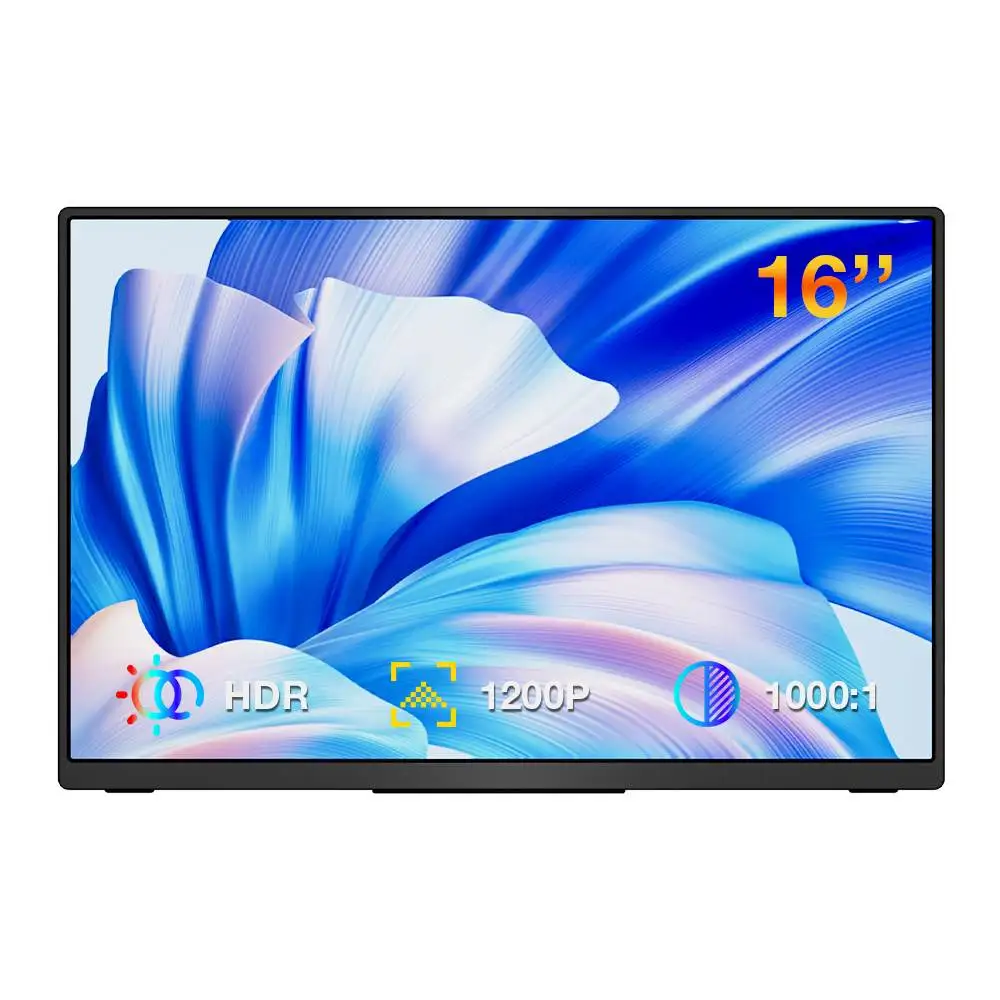 BlitzWolf BW-PCM9 ޴ ǻ LCD , ӿ ÷ ȭ, Ʈ º Ʈ ӿ, 16 ġ FHD 1920x1200P