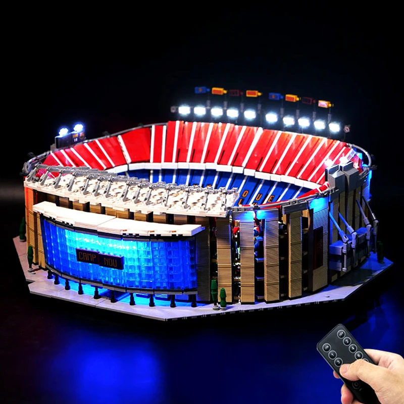 Kit Luci A Led Rc Per Lego 10284 Camp Nou - Fc Barcelona Building Blocks Giocattolo In Mattoni (Solo Luce A Led, Senza Modello Di Blocchi)