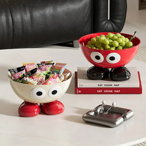 Uforu Food Grade Fruit Bowl Large Capacity Detachable Snack Container Cute Creative Fruit Tray for Kitchen Countertop - Image 3