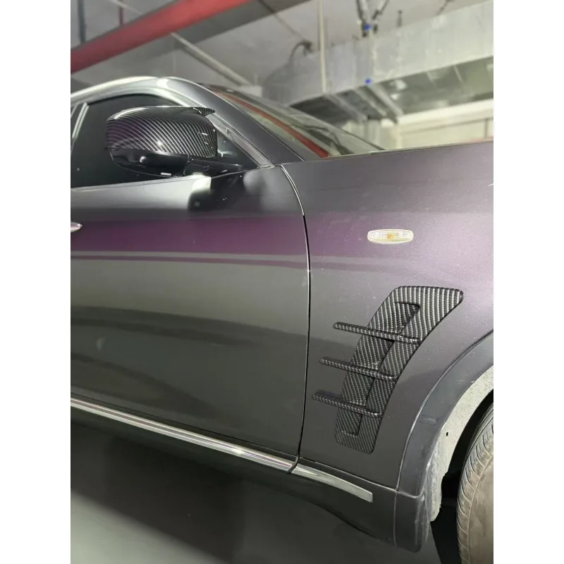 인피니티 FX35 FX37 FX50 EX35 EX37 2009-2013 QX70 2014-2020 자동차 사이드 도어 바디 펜더 트림 보드 커버 에어벤트 장식