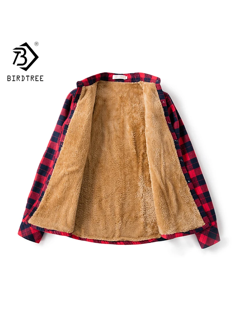 Aksamitna gruba ciepła damska koszula w kratę kobiet z długim rękawem topy M-5XL zimowy polar Casual sprawdź bluzka jesień ubrania T77710A 2 Aksamitna gruba ciepła damska koszula w kratę kobiet z długim rękawem topy M-5XL zimowy polar Casual sprawdź bluzka jesień ubrania T77710A 2