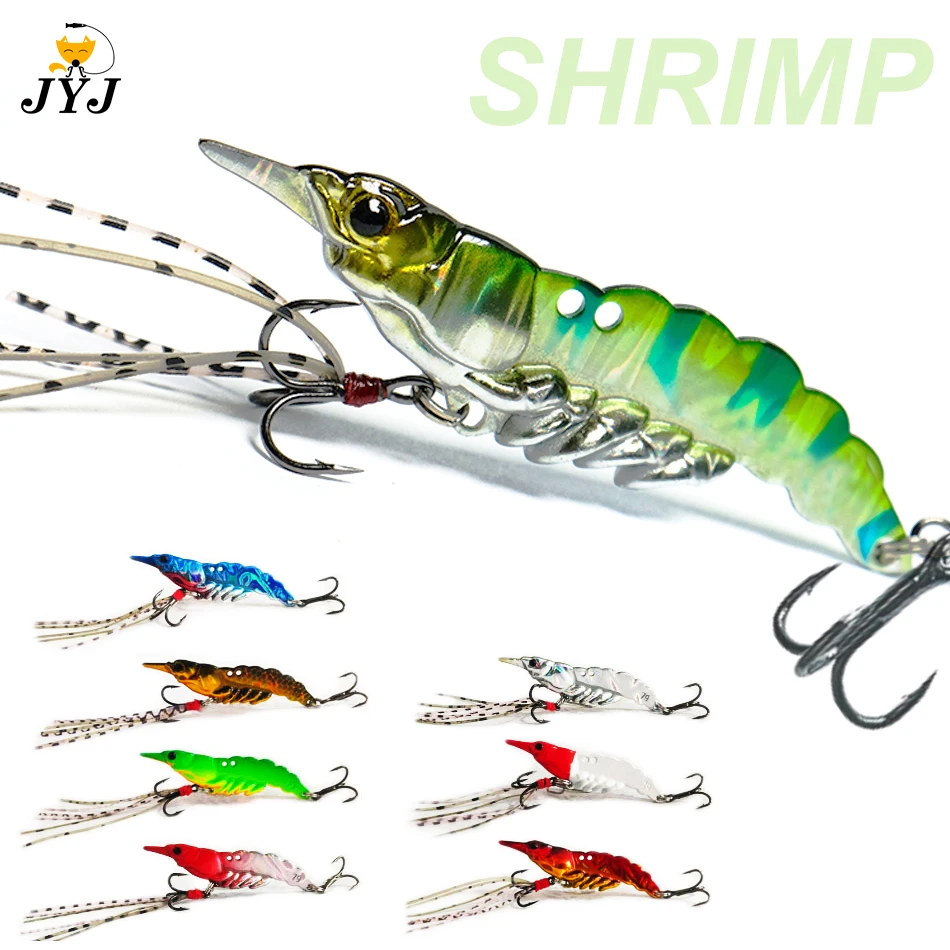 1pc 5g/7g/11g/14g Long throw Shrimp Lures Metal VIB Sinking Wobbler Hooks  for Pike Walleye Bass with Accessories Tackle - AliExpress