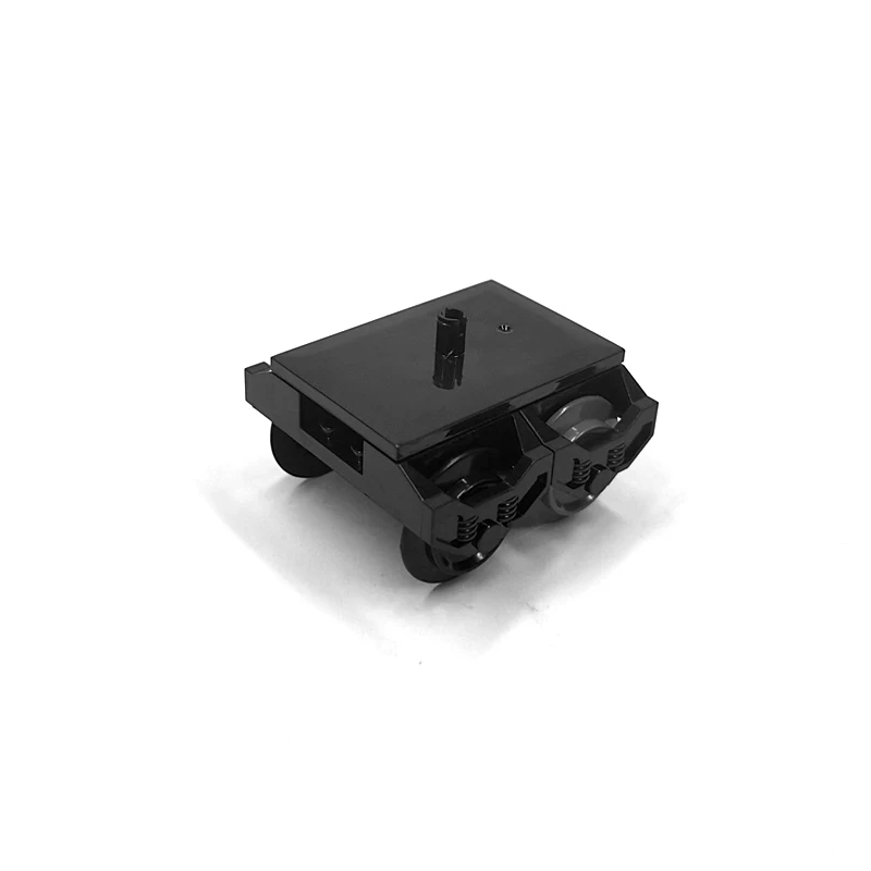 작은 세분화 된 빌딩 블록 4025 부품 기차 보기 플레이트 (타일, 5mm 핀으로 수정 된 6x4) DIY 기차 부품 4x6 전환 플레이트