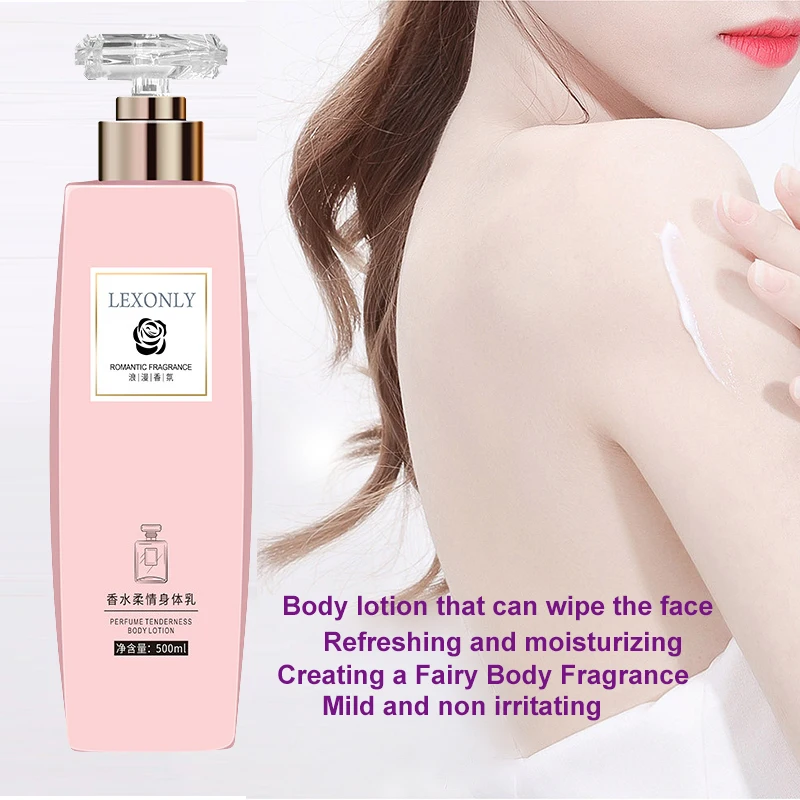 Perfume Gentle Body Lotion 500g Moisturizing and Lasting Fragrance, Refreshing and Moisturizing Whole Body Universal Skin Lotion