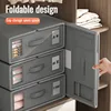 Bed Sheet Fabric Storage Box Creative Finishing Storage Tool High Quality Quilt Cover Non-woven Household Storage Box Save space 1