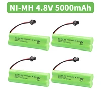 4.8V 5000mah NiMH AA Battery For Rc toys Cars Tanks Robots Boats Guns 4.8v Rechargeable Battery 4* AA Battery Pack 1-10PCS 1