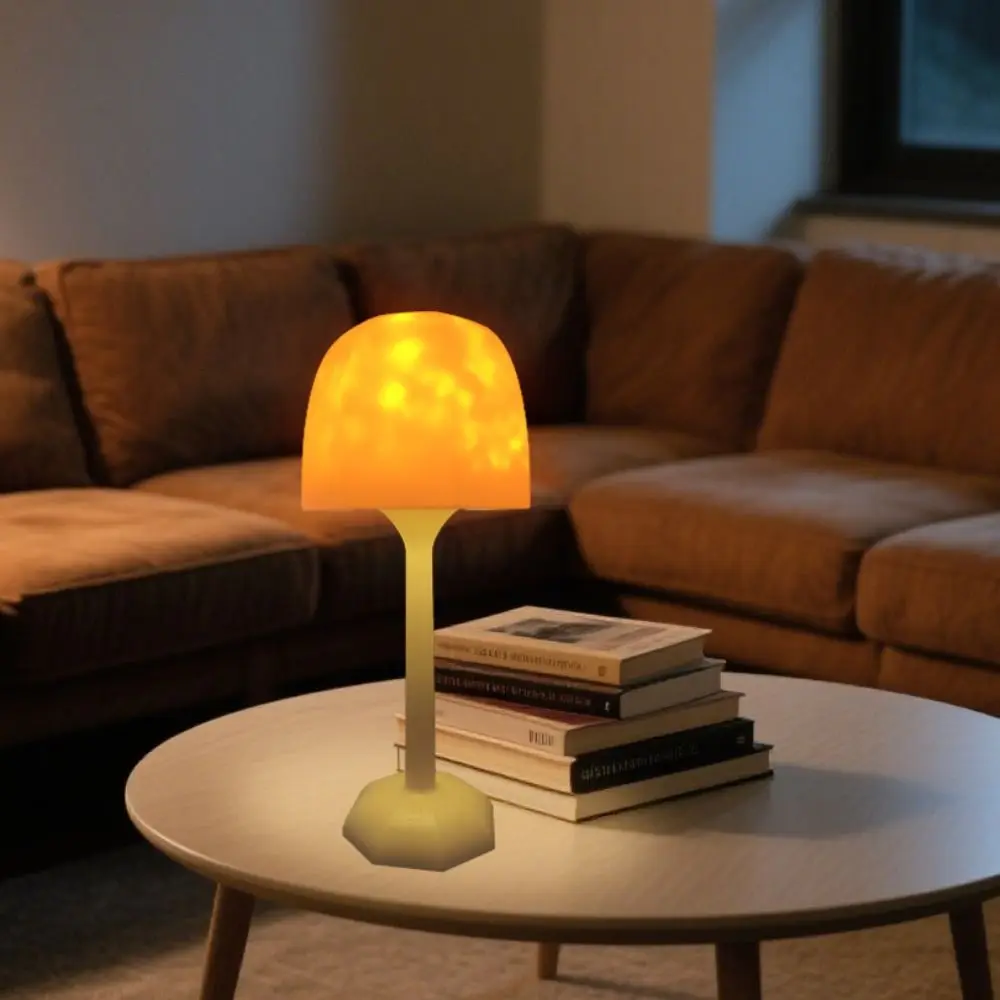 High Footed Design LED Desk Lamp Touch Control Waterproof Water Ripple Projection Lamp Remote Control Wave Projection