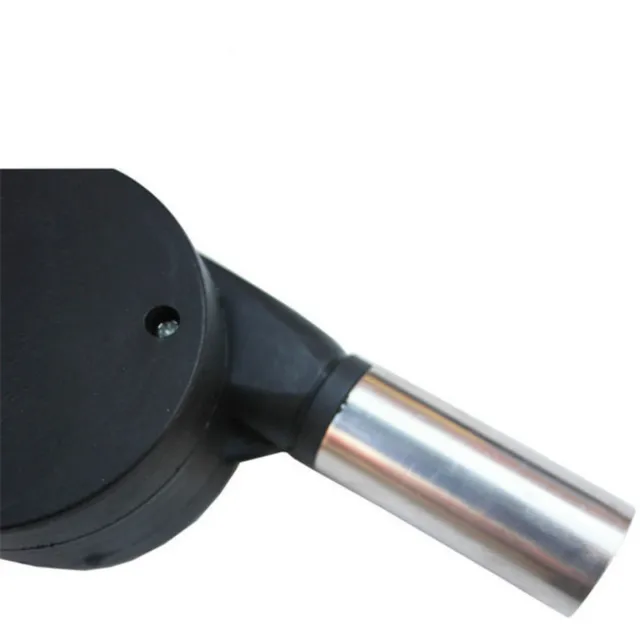 1Pc Új Bbq Ventilátor Kézi Forgattított Kültéri Piknik Kemping Grill Szerszám Ventilátor/Fúvó Barbecue Tűz - Image 3