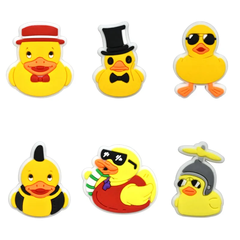 Whimsical Duck Shoe Charms for Clogs and Accessories