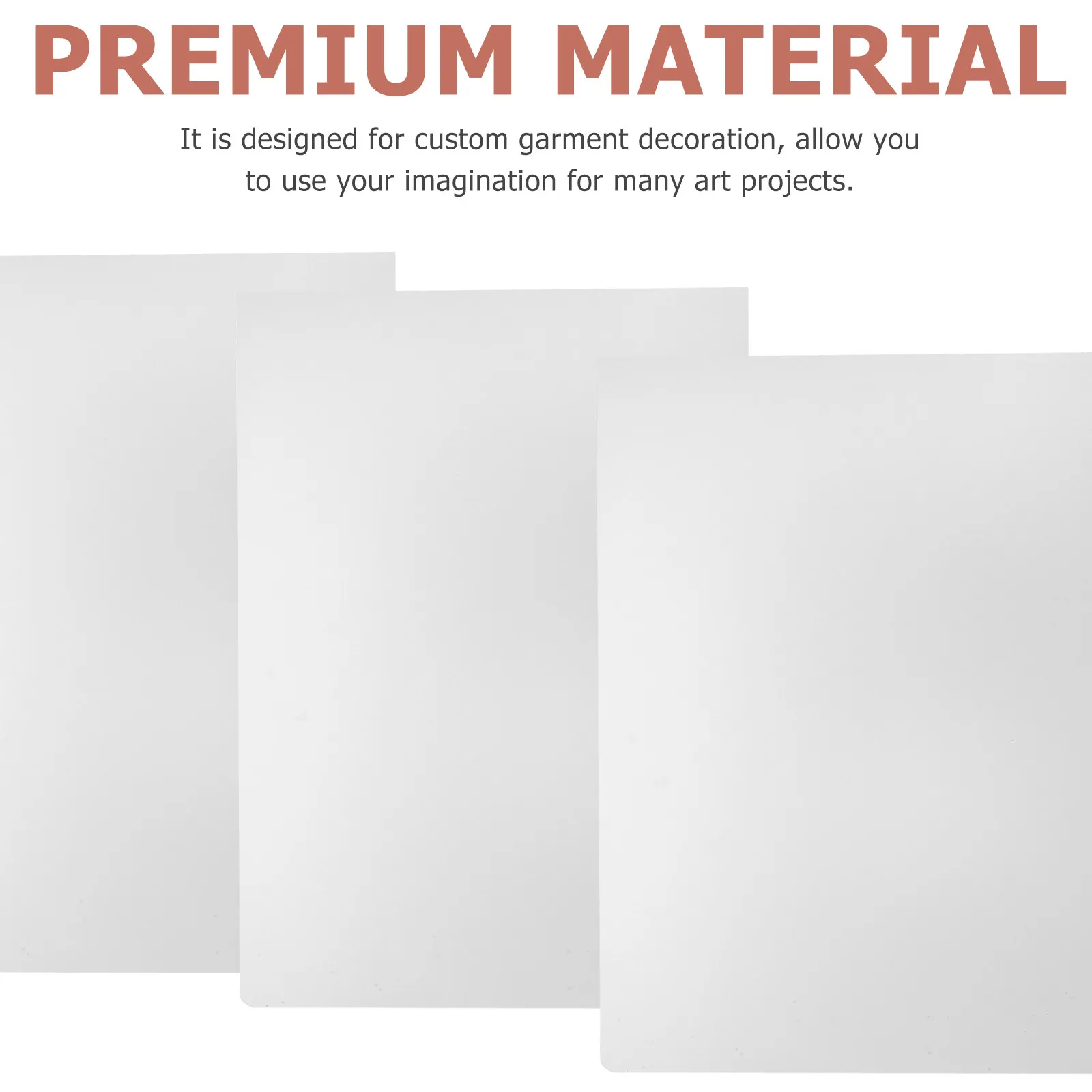 20개 프리미엄 애완동물 열전사 필름 롤 (티셔츠, 앞치마, 스커트, DIY 의류 장 투명 비닐 공예 전사 시트)