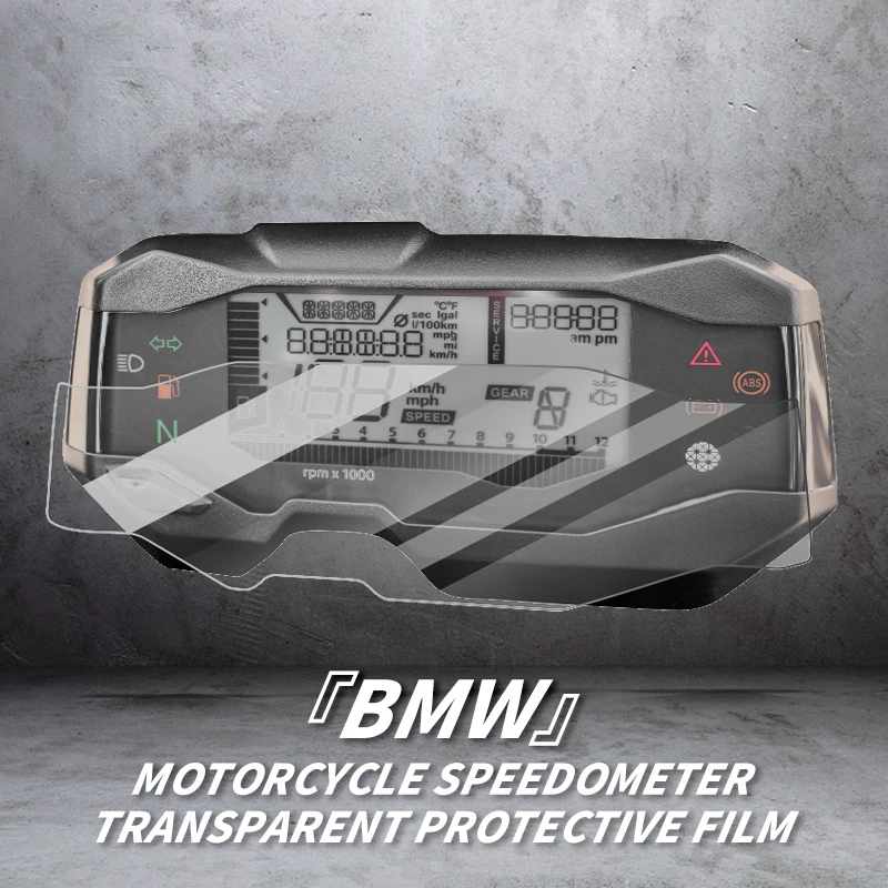 Instrument Panel Protection Transparent Film Used For BMW 310R-GS C400GT F750GS F900XR K1600B R1250 GS ADV R NINE T R18 S1000RR aerosmith nine lives