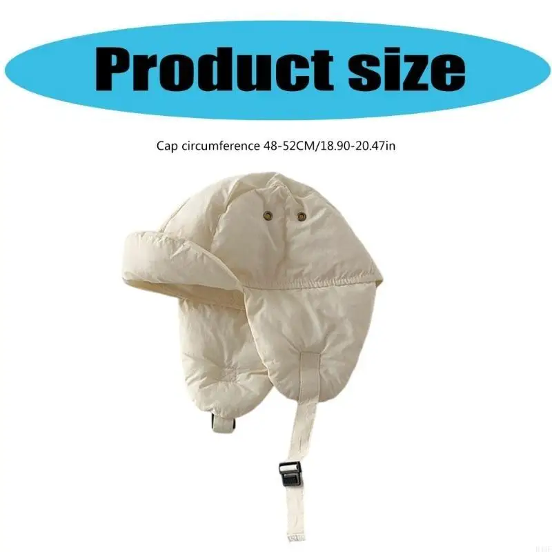 Children's Warm Bonnet Winter Thicken Bonnet Windproof Kids Ear Protections Hat