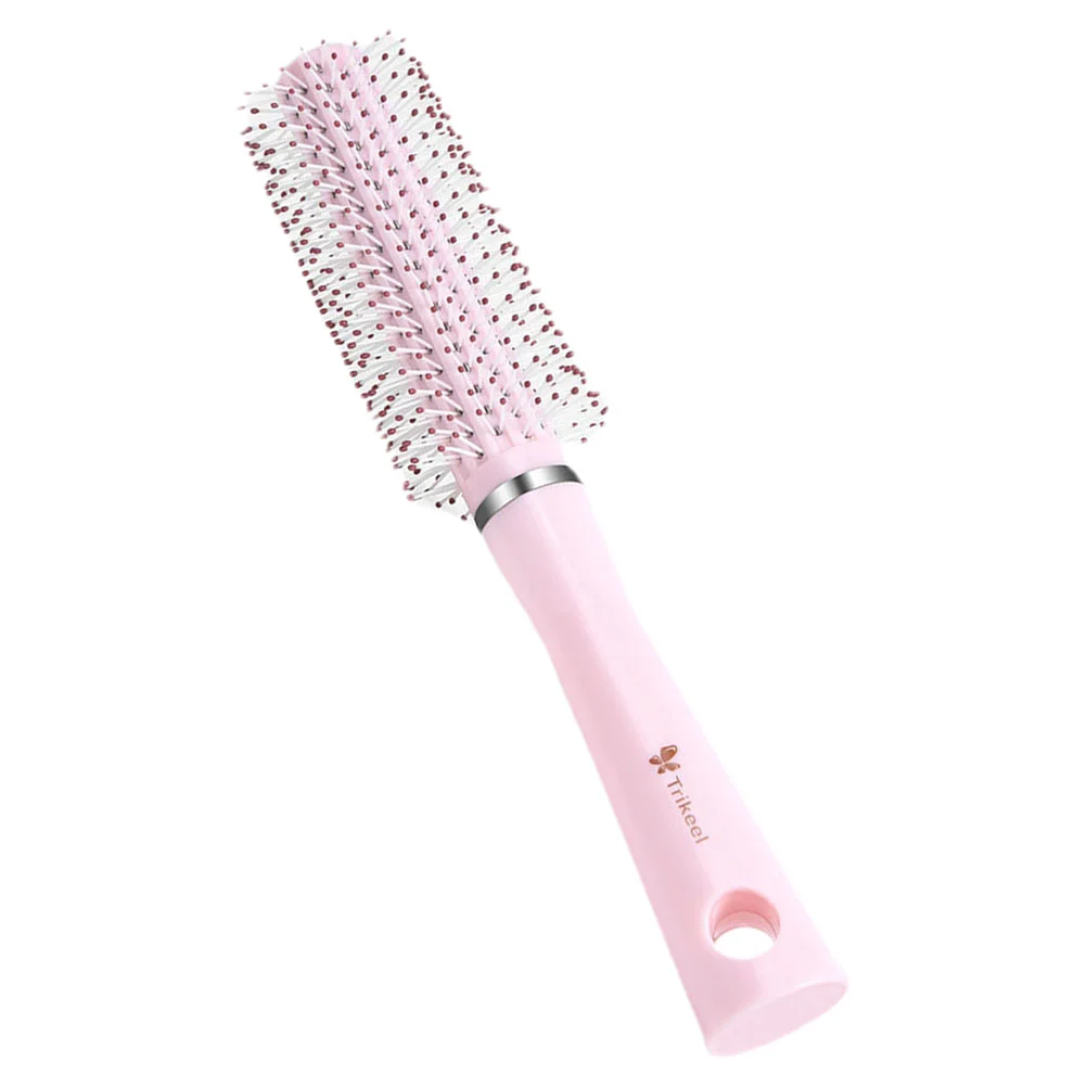 Round Hair Brush Roller for Styling Comb Abs Curling Short Blow Drying Travel Hairbrushes Women