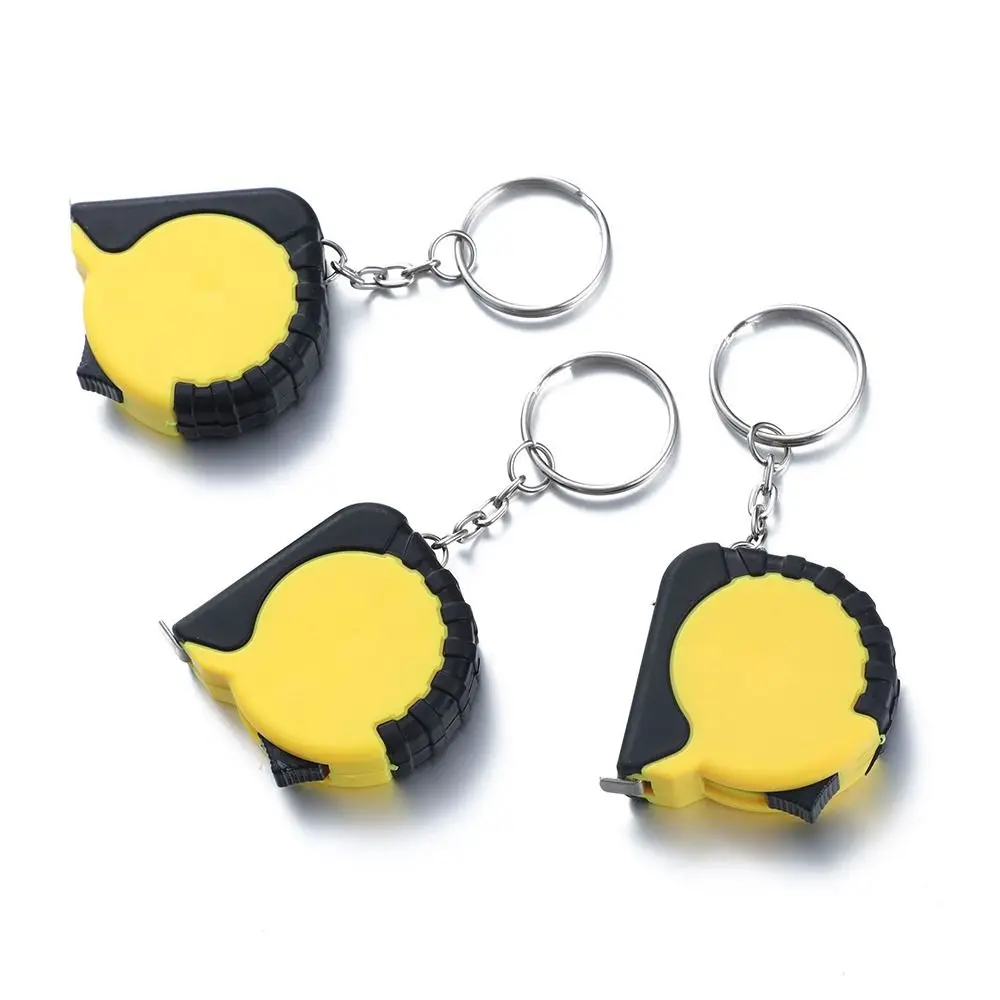 1m/3FT Key Chain Tape Measure Small Portable Steel Ruler ABS Shell Drop-Resistant Metric Inch Tape Measure Carpentry Tool tape measure measuring tape measuring ruler