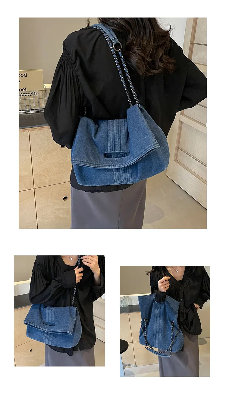 Sac cabas denim rétro - vue 11