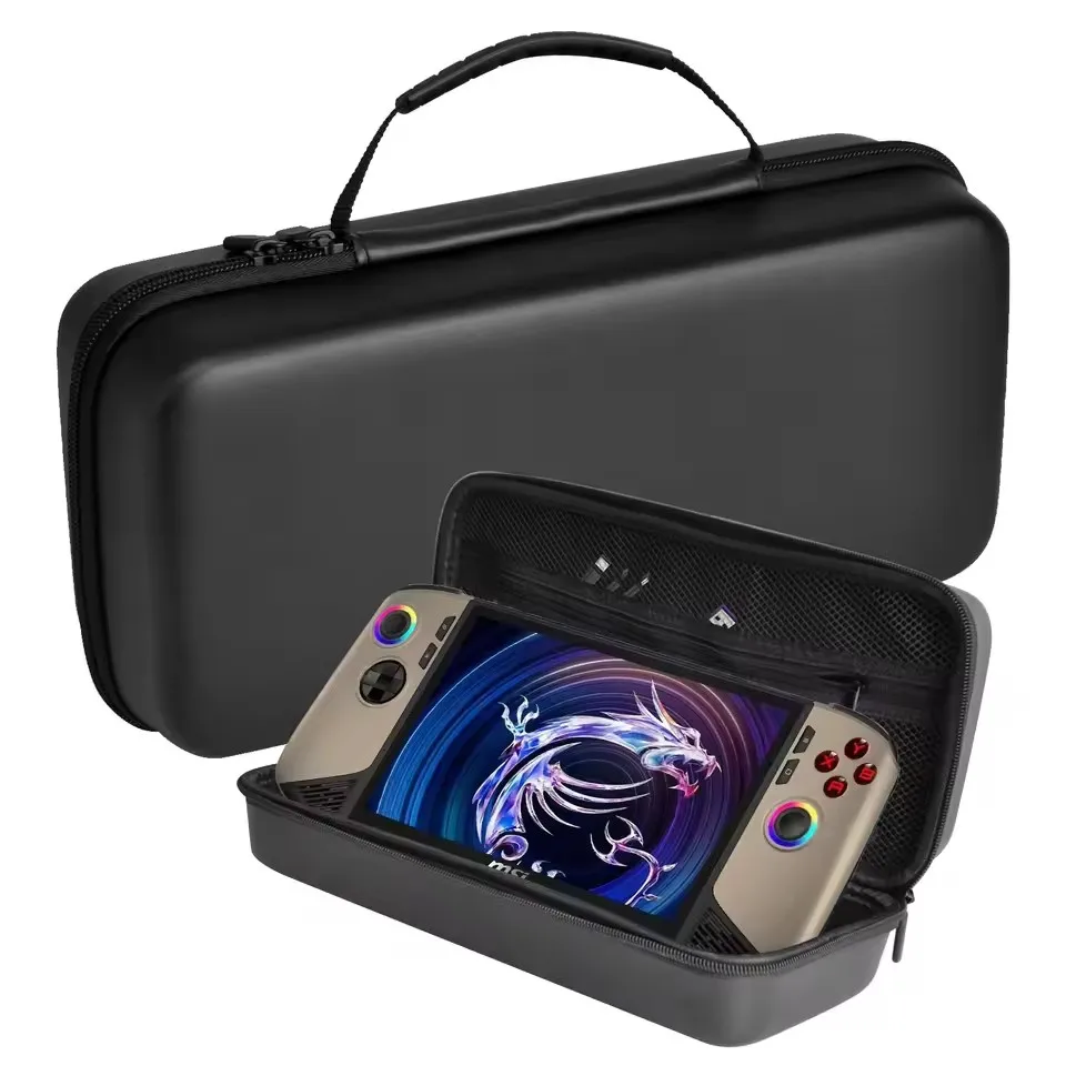 Screen Protector Case Glass+Bag for Claw 8 AI+ 2025 Screen Protector Tempered Glass Film EVA Portable Case for MSI Claw 8 AI+ Protector Accessories