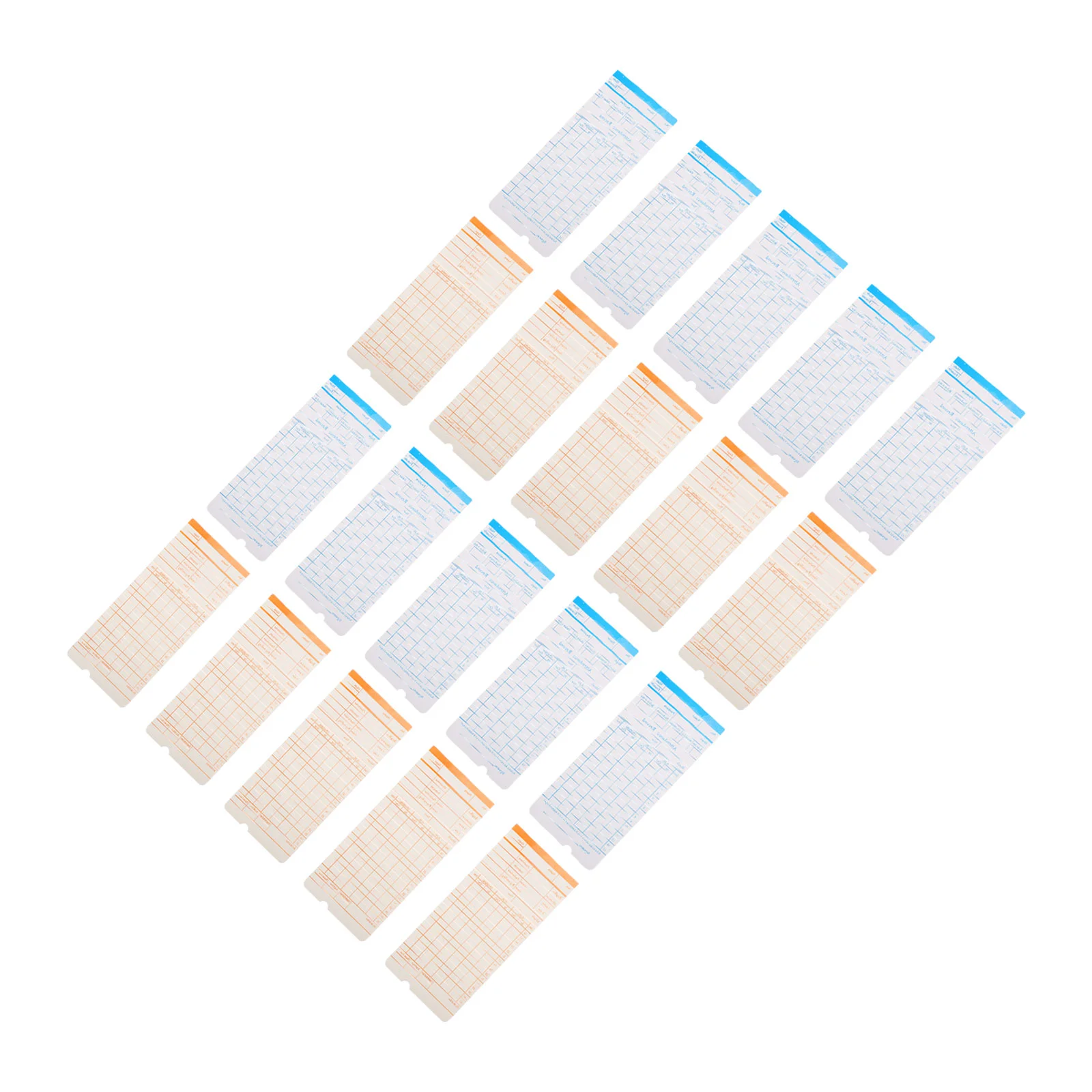 

100 Sheets of English Attendance Double-sided Paper