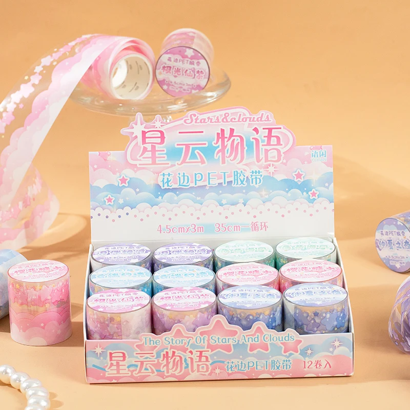 

6pcs/lot Pet tape nebula monogatari lace