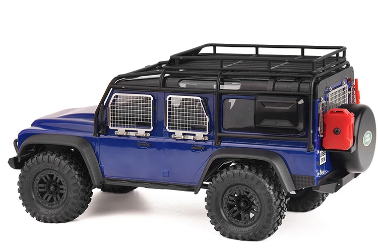 GRC TRX4M Edelstahl-Diamantbleche, karierte Platte, dekoratives Schutznetz für TRX4m Defender Upgrade-Optionsteile # G178 – Detail 13
