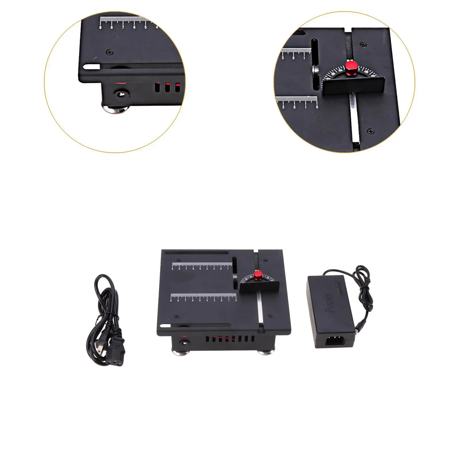 100W Mini Table Saw Cutter US 110V Plug Practical Versatile Adjustable Angle 5
