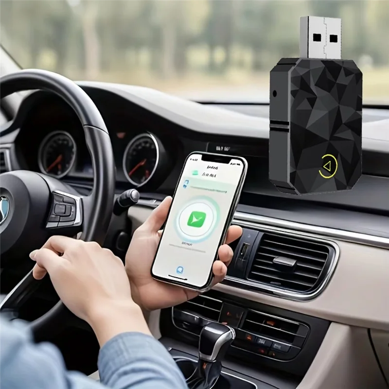 BTLIFE-Carplay Box 안드로이드 미니 자동 무선 어댑터 용 미니 자동 무선 어댑터, 5Ghz Wifi Type-C/USB 플러그 플레이