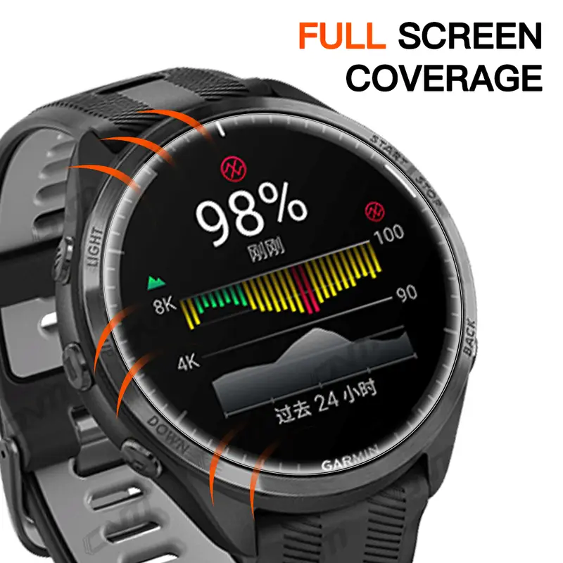 12D Hydrogel Film for Garmin Forerunner 965 265 265S Full Screen Protector Soft Film for  Garmin 955 255 255S (Not glass) - Image 2