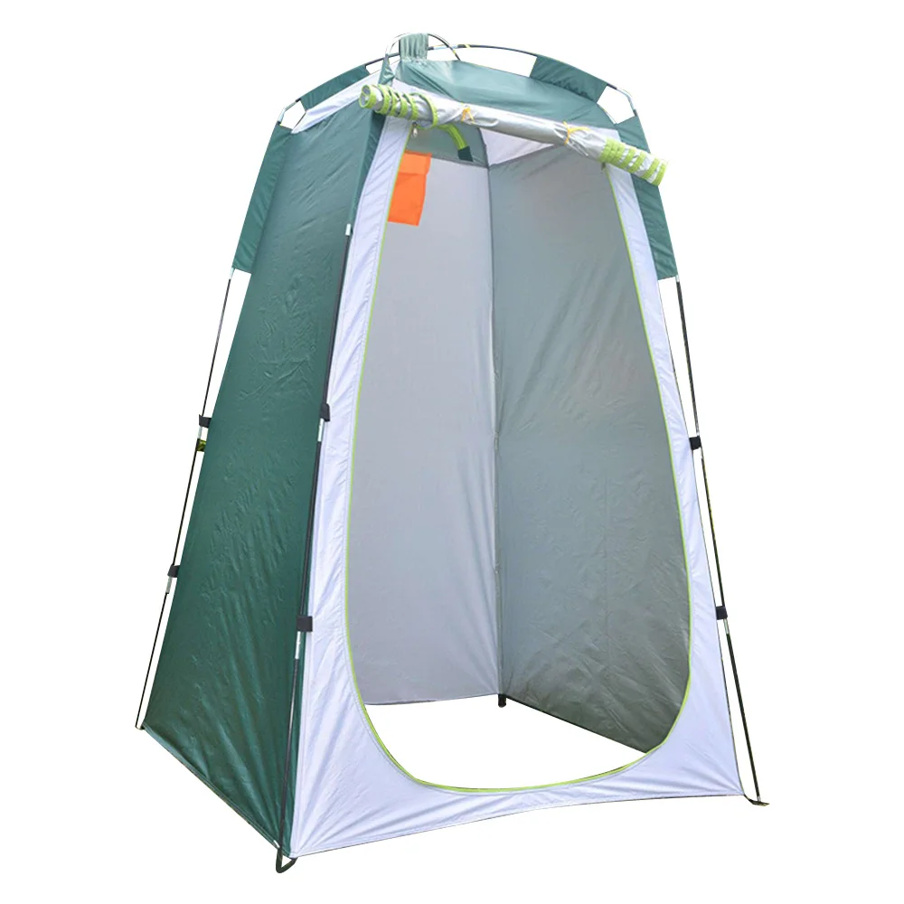 Shower Tent Changing Room Polyester Portable Shower Privacy Tent Shelter Silver Toilet Ultra-light Waterproof Dressing camping tent