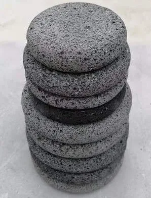 multipurpose stone stove base barbecue stone Volcanic rock 18/20CM Steak roasting Teppanyaki BBQ accessories pot pad coaster