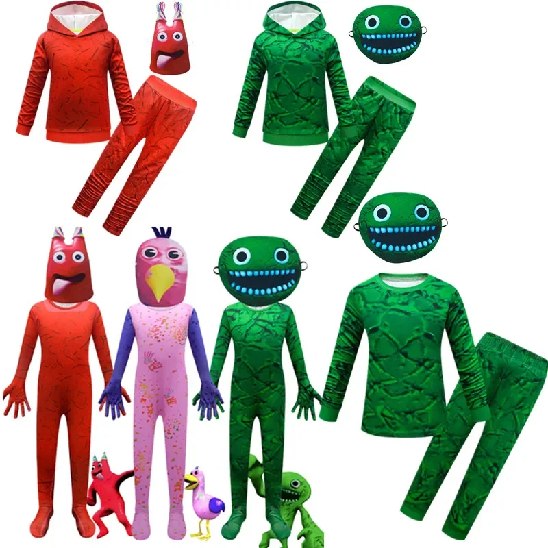 Halloween Garden Of Banban Costume Kid Boys Green Jumbo Josh Monster Cosplay Horror Game Tuta Canival Birthday Party Costume