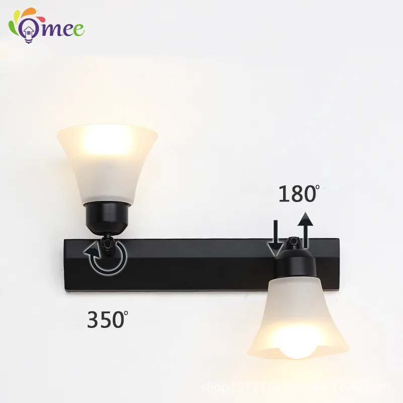 OMEE Led Bathroom Light Mirror Wall Lamp Home Lighting Vanity Wall Mount Light Fixture Modern Wall Lamps for Living Room Bedroom