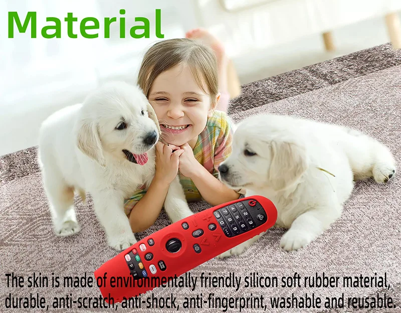 Description Picture 3 of itemRemote Controller Silicone Protective Case Protect Cover Suitable for LG Magic TV AN-MR19BA/MR18BA/MR20GA/AKB75855501/AN-MR600