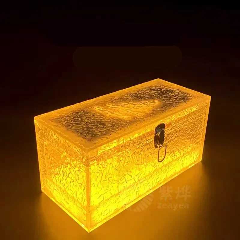 One Bottles LED Mirror Champagne Bottle Briefcase VIP Service Suitcase bottle Carrier Box Glorifier Presenter Cabinet Case
