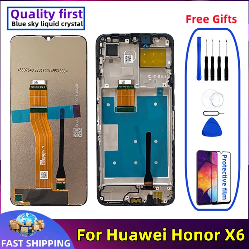 

For Huawei Honor X6 LCD VNE-LX1 LX2 LX3 Original With frame Mobile Phone Display Touch Screen Digitizer Assembly Replacement