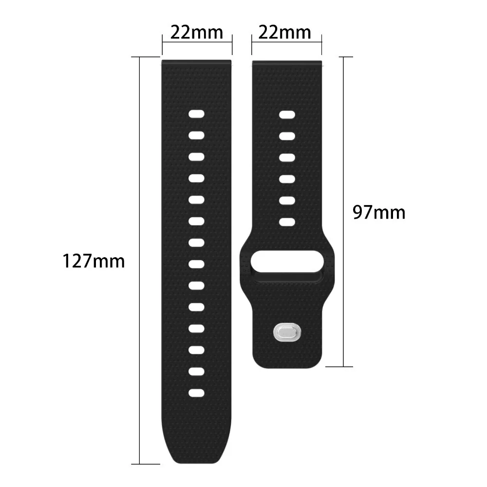 Silicone Protective Case + Strap for Smart Watch - Replacement Bracelet Belt Cover