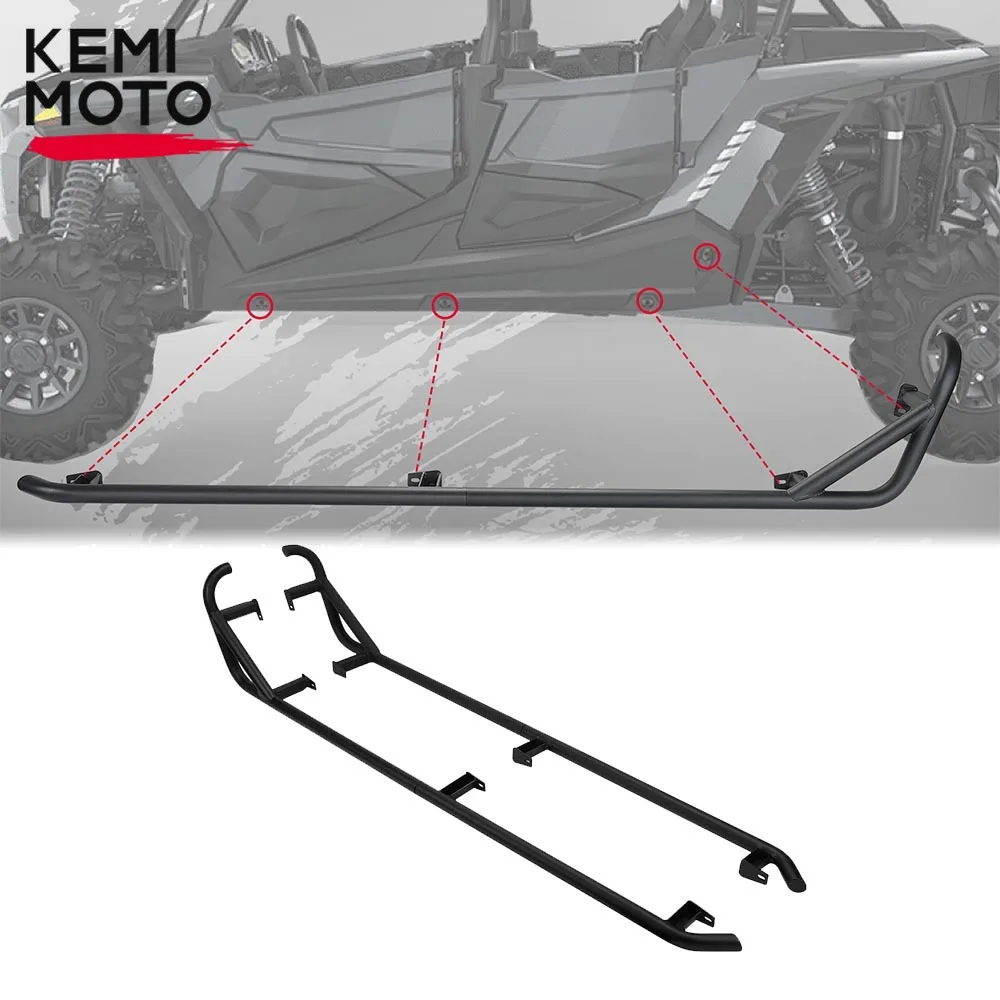 

Стальные слайдеры KEMIMOTO Nerf, слайдеры, совместимые с Polaris RZR XP4 1000/4 Turbo 2014-2023 XP 4 1000 Nerf, брусья для деревьев