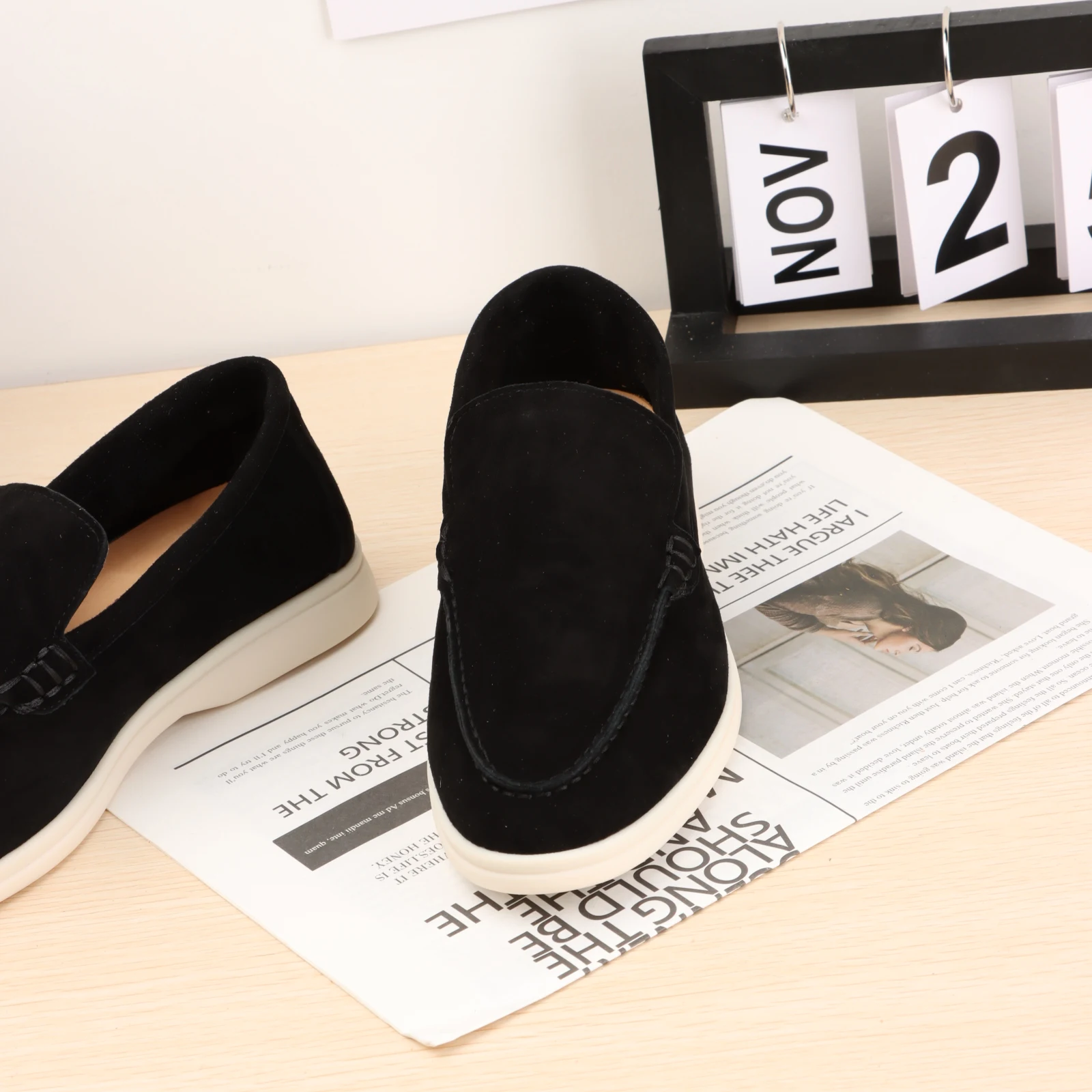 Men’s Leather Slip-Ons