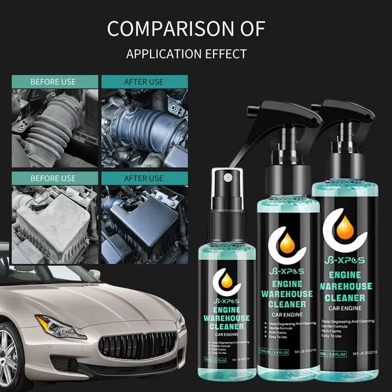 

Спрей для очистки двигателя, мощная зеркальная жидкость для защиты автомобиля, детали для ухода за автомобилем, широкое применение для автомобилей и грузовиков