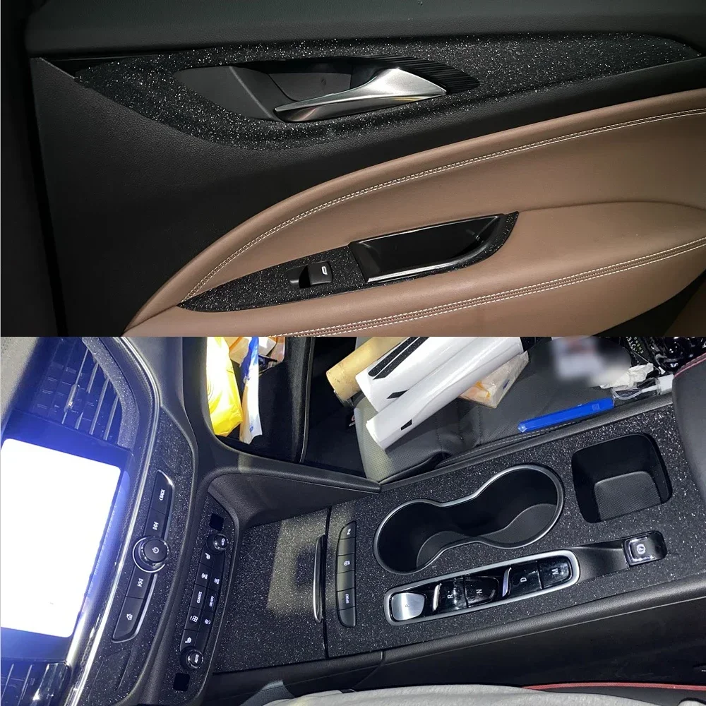 리갈 오펠 인시그니아 2017-2021 인테리어 중앙 컨트롤패널 문짝 핸들 탄소 섬유 스티커 데칼, 자동차 스타일링 액세서리