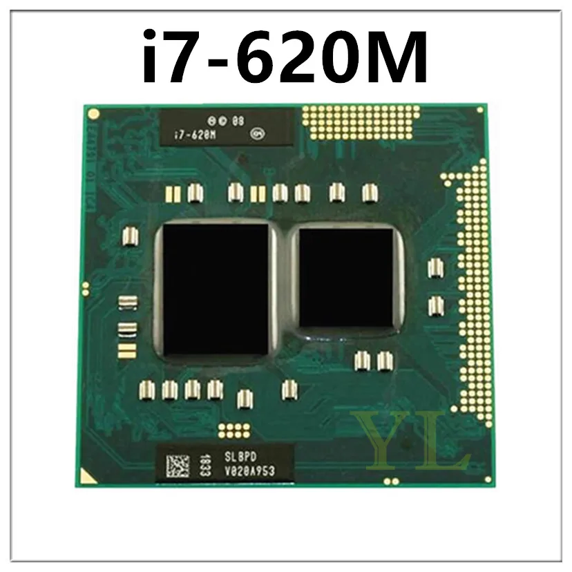 Computer CPU i7-620M 2.6GHz Dual-Core Quad-Thread