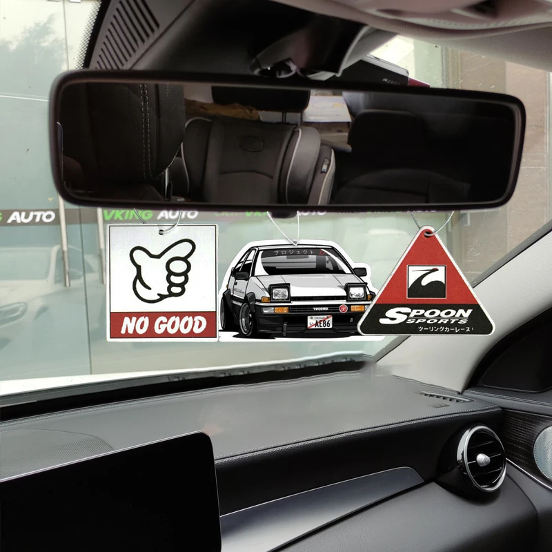 Car Air Freshener Perfume Hanging Ornament Pendant Anime Decoration Jdm