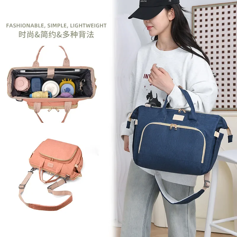 Lightweight Outing Handbag Shoulder Waterproof Multifunction Diaper Bags Nappy Bags Gift NEW Mommy Bag Baby Stroller Mother Bag