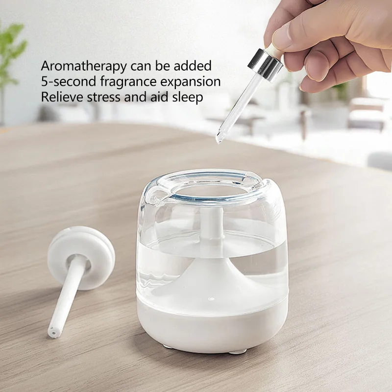 Humidificador portátil de 650ML, humidificador de aire, aceite esencial