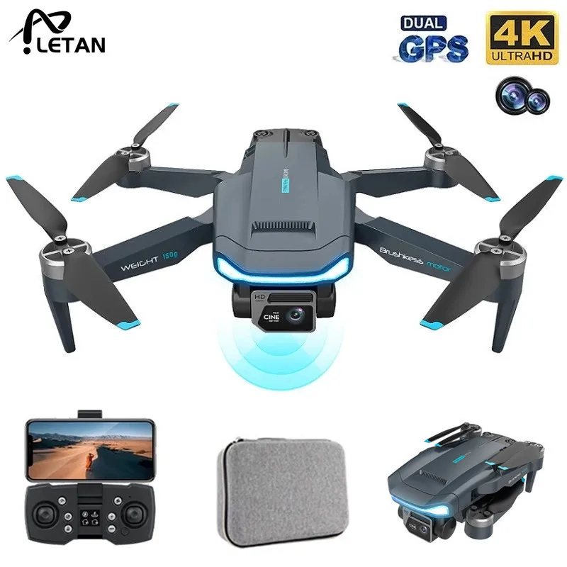 Drones Quadcopter 5G 4K GPS Drone x Pro with HD Dual Camera WiFi FPV  Foldable RC