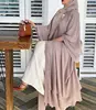 108466-5e6a4e.jpeg Mode mousseline de soie Abaya Kimono dubaï musulman Cardigan Abayas femmes Robe décontractée femme Islam vêtements avec ceinture