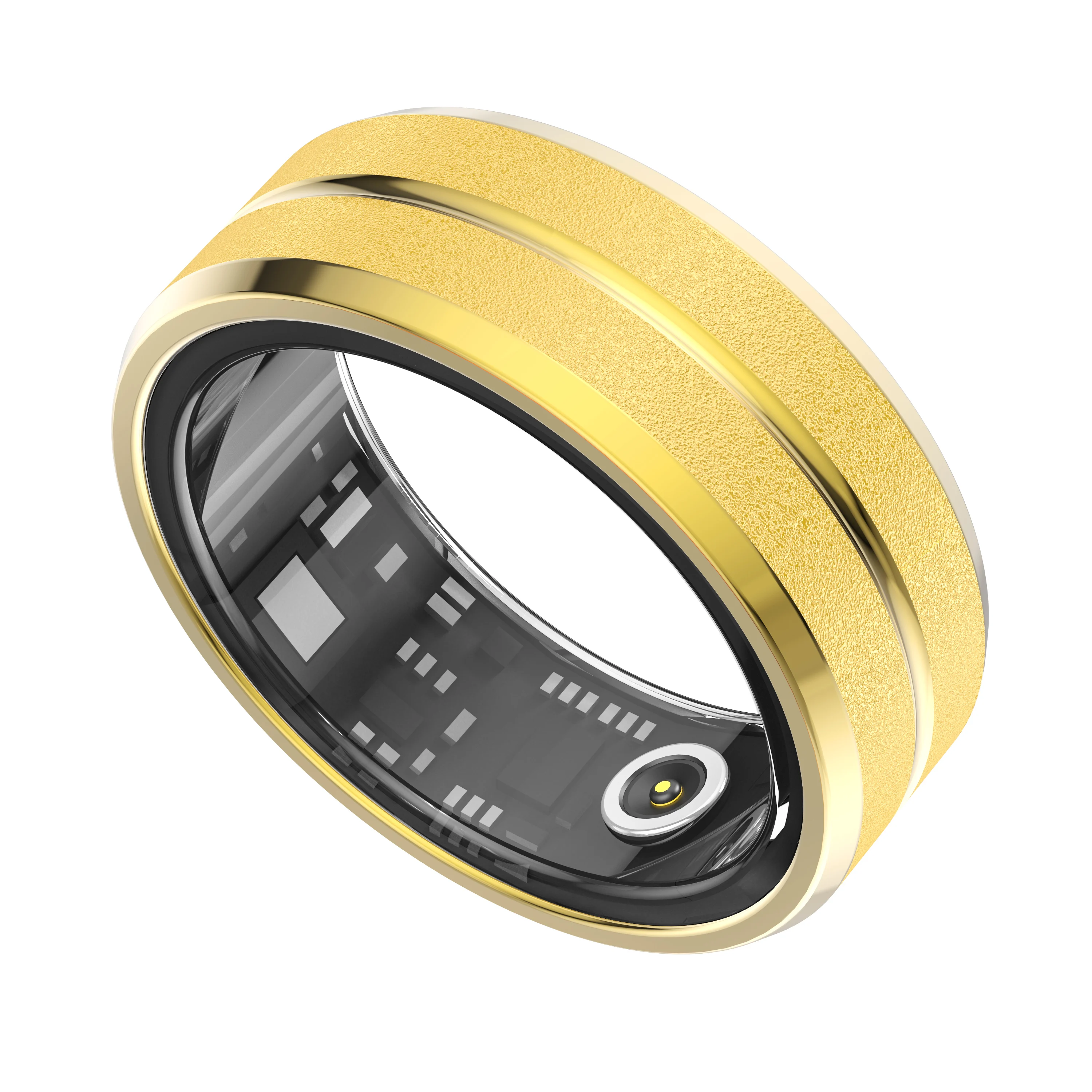 

Longmada Smart Ring Sports Ring Fitness Tracker Grade Titanium Steel Shell Health Monitoring Waterproof