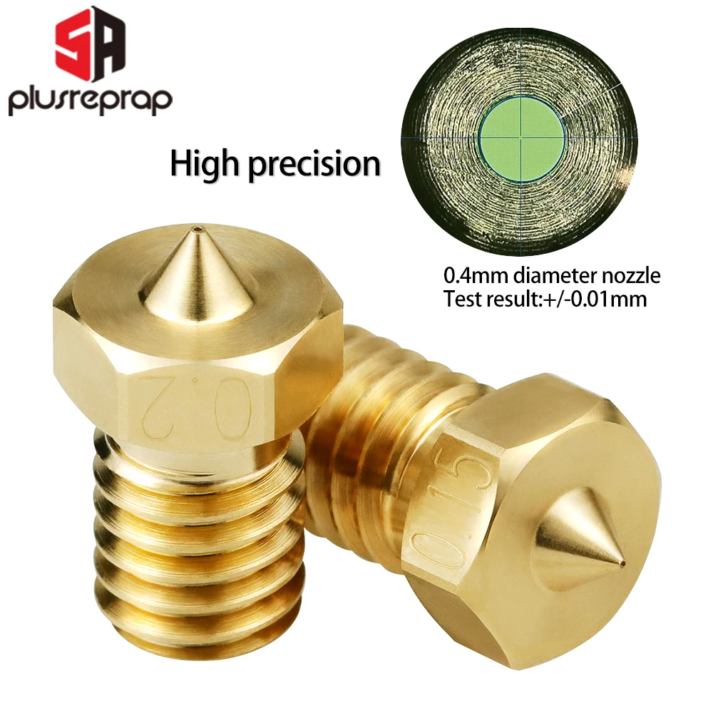 High Quality Brass E3DV6 Nozzle M6 Thread for Vo-ronv6 Anycubic i3 Mega S megax Pro Chiron Kobra Extruder J-head Hotend PLA