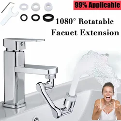 New 99% Universal 1080° Rotary Extender Faucet Aerator Robotic Arm Plastic Splash for Kitchen Washbasin Faucets Bubbler Nozzle
